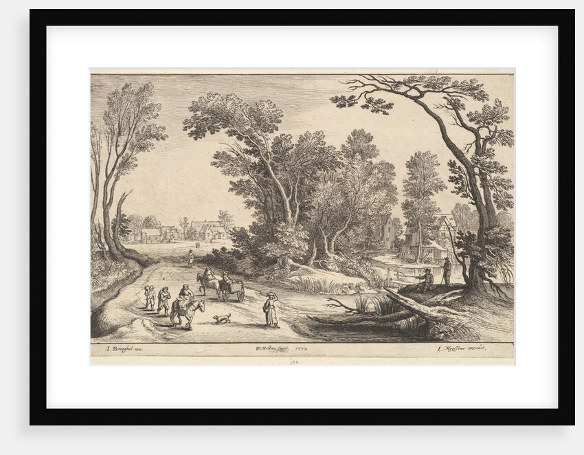 Going to Market, 1652 by Wenceslaus Hollar
