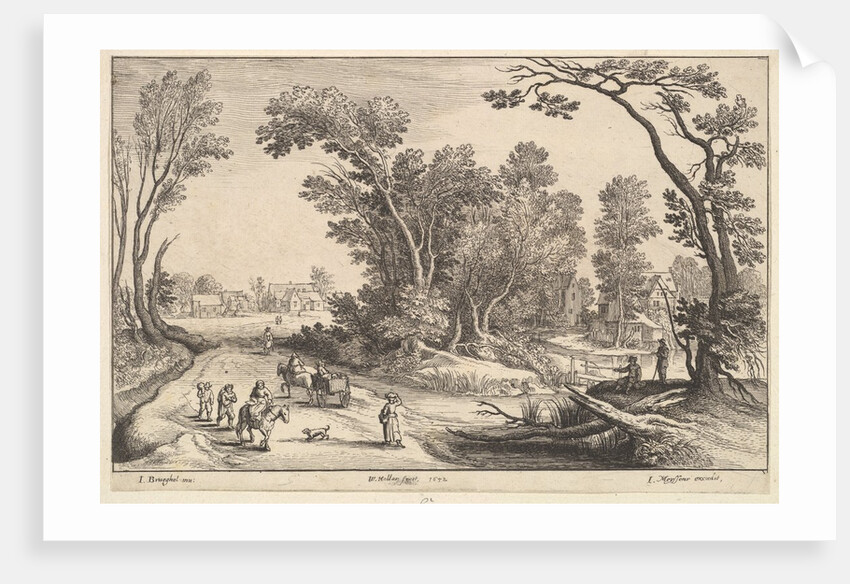 Going to Market, 1652 by Wenceslaus Hollar