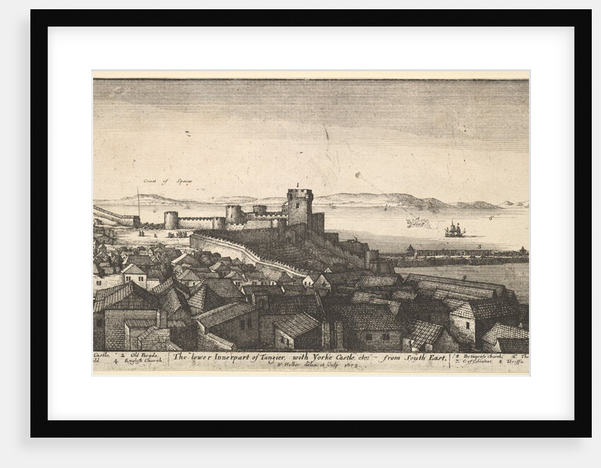 The lower inner part of Tangier, 1673 by Wenceslaus Hollar