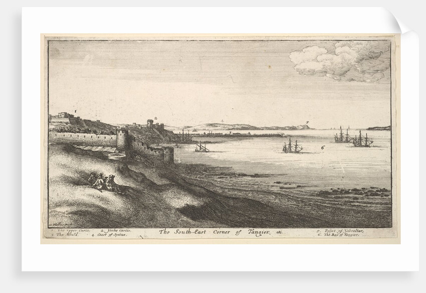 South East Corner of Tangier, 1669-73 by Wenceslaus Hollar