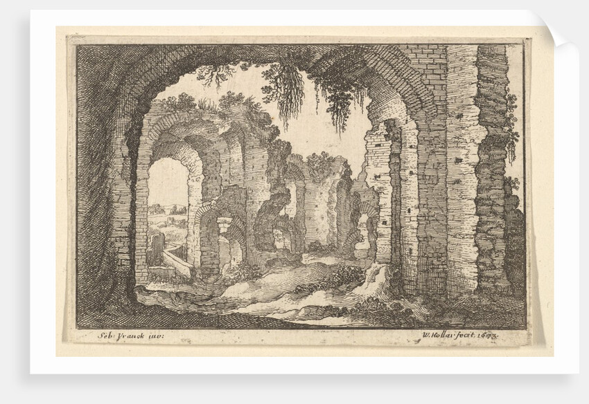 Roman Ruins, 1673 by Wenceslaus Hollar