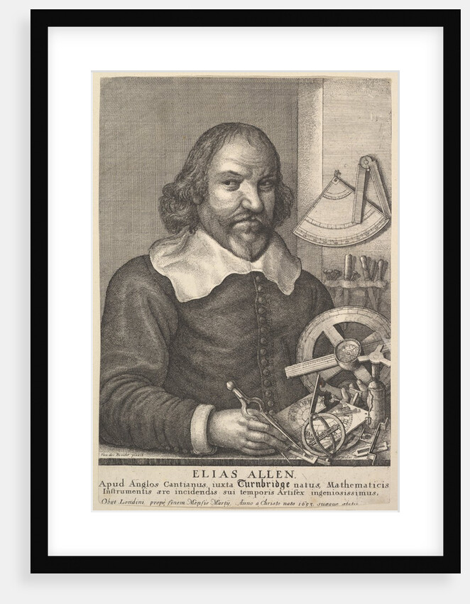 Elias Allen, 1666 by Wenceslaus Hollar