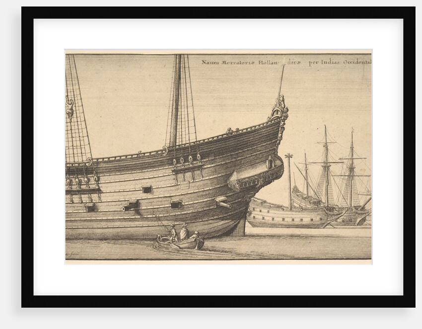 Naues Mercatoriæ Hollan [] dicæ per Indias Occidentales, 1625-77 by Wenceslaus Hollar