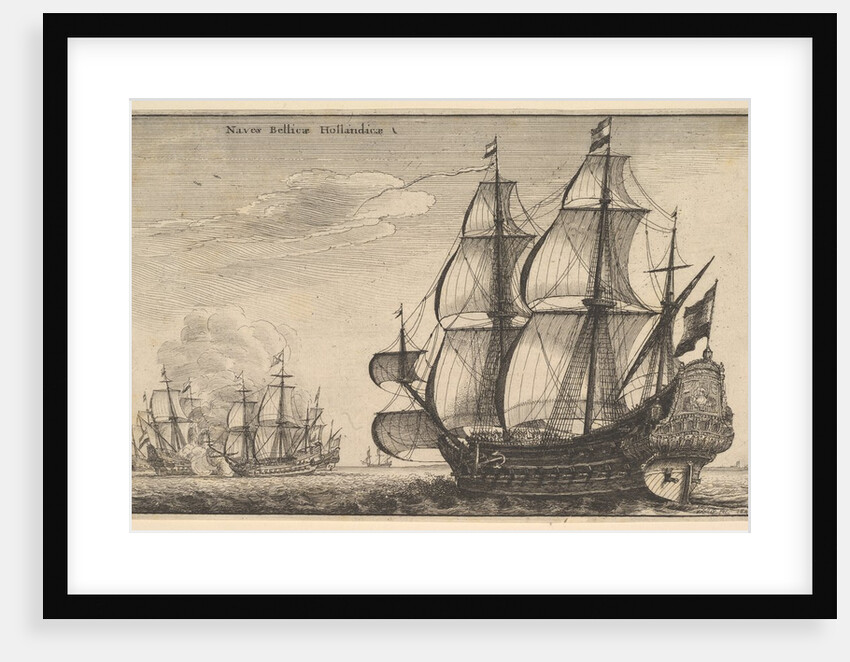 Dutch Warships, 1647 by Wenceslaus Hollar
