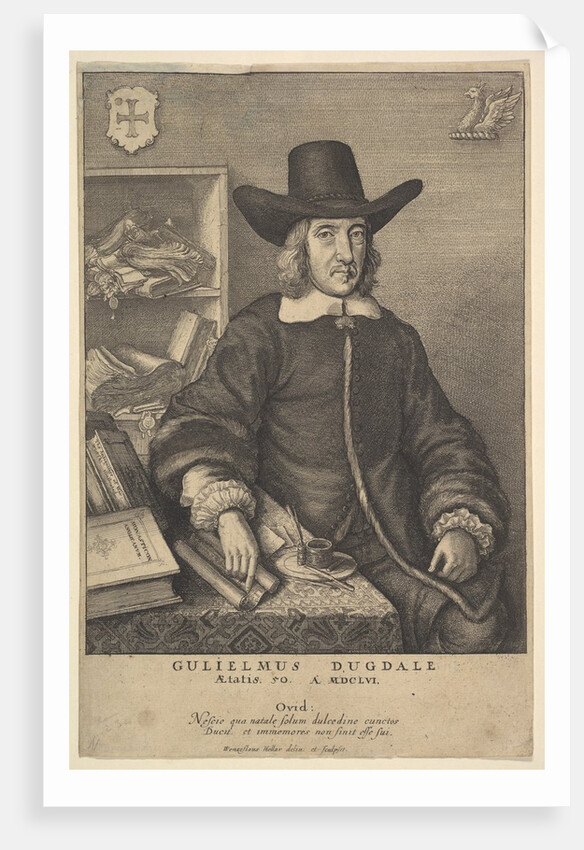William Dugdale, 1625-77 by Wenceslaus Hollar