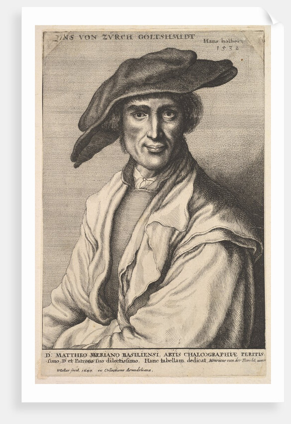Hans von Zürch Goltshmidt, 1647 by Wenceslaus Hollar