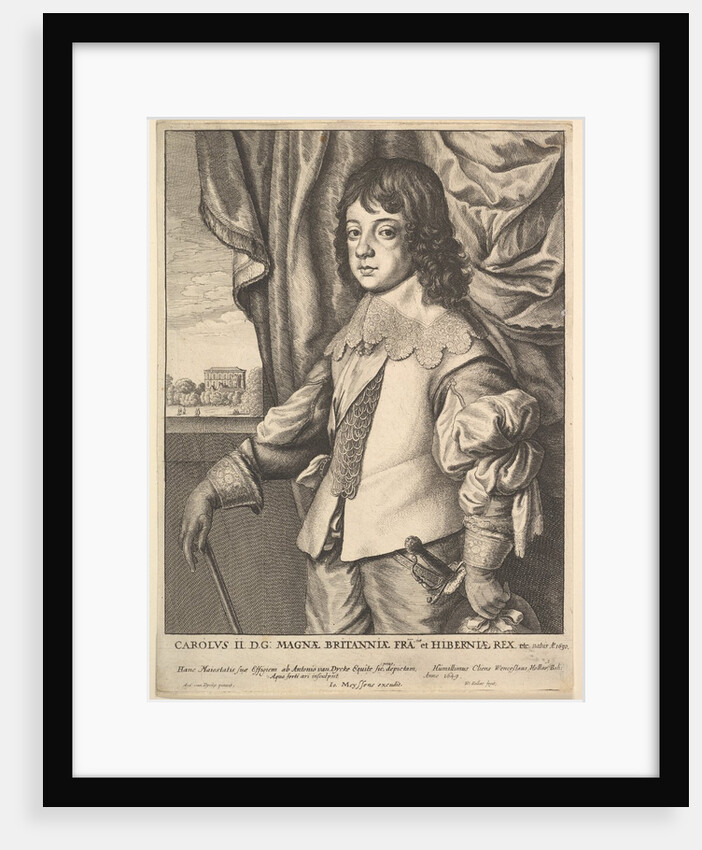 Charles II, 1649 by Wenceslaus Hollar