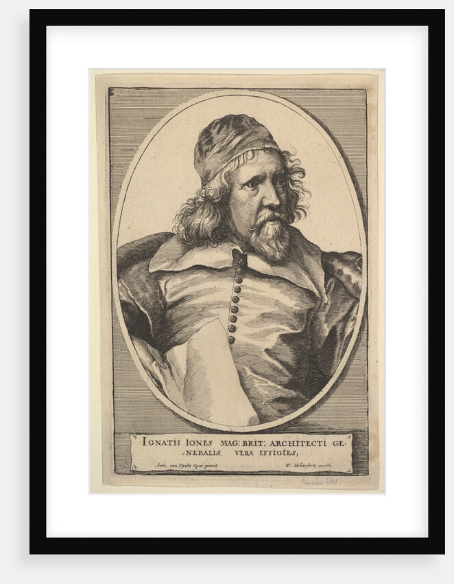 Inigo Jones, 1655 by Wenceslaus Hollar