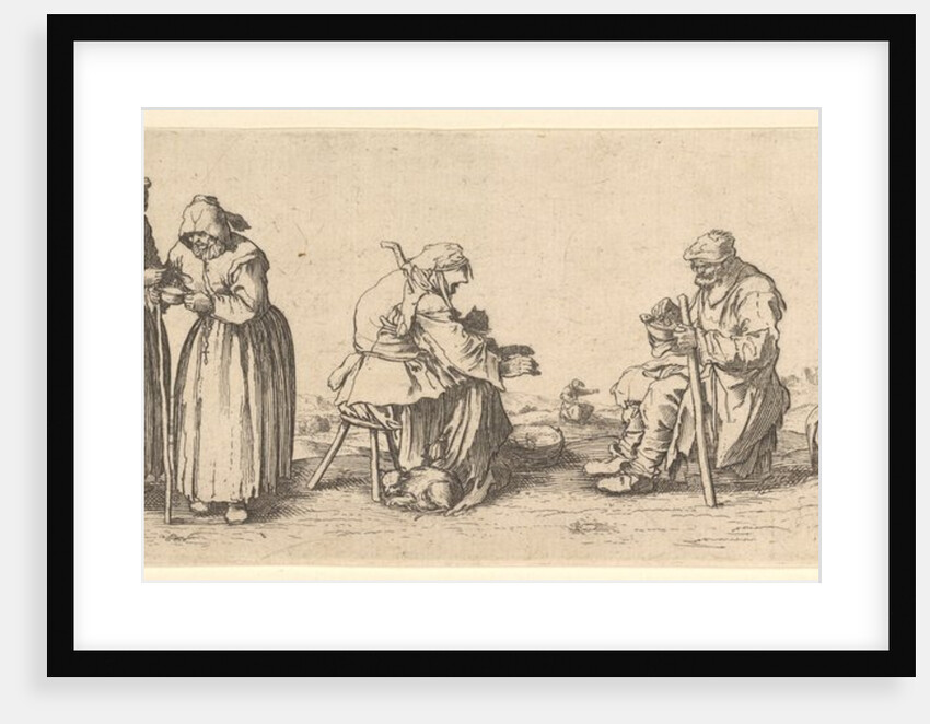 Six Men and Women Beggars, 1630 by Wenceslaus Hollar