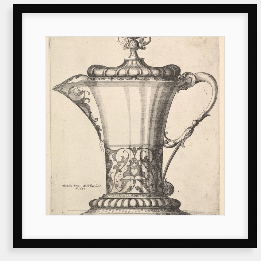 Jug with wide spout, 1645 by Wenceslaus Hollar