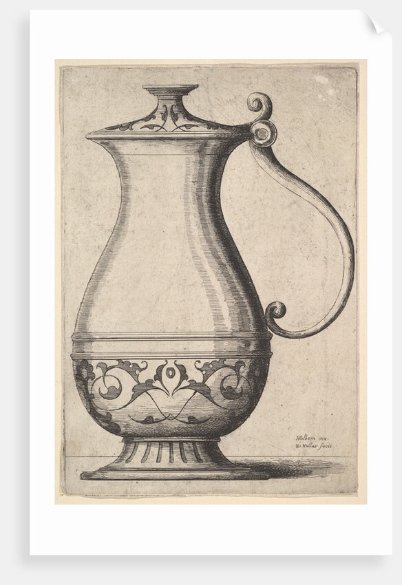 Jug with arabesques on the base, 1625-77 by Wenceslaus Hollar