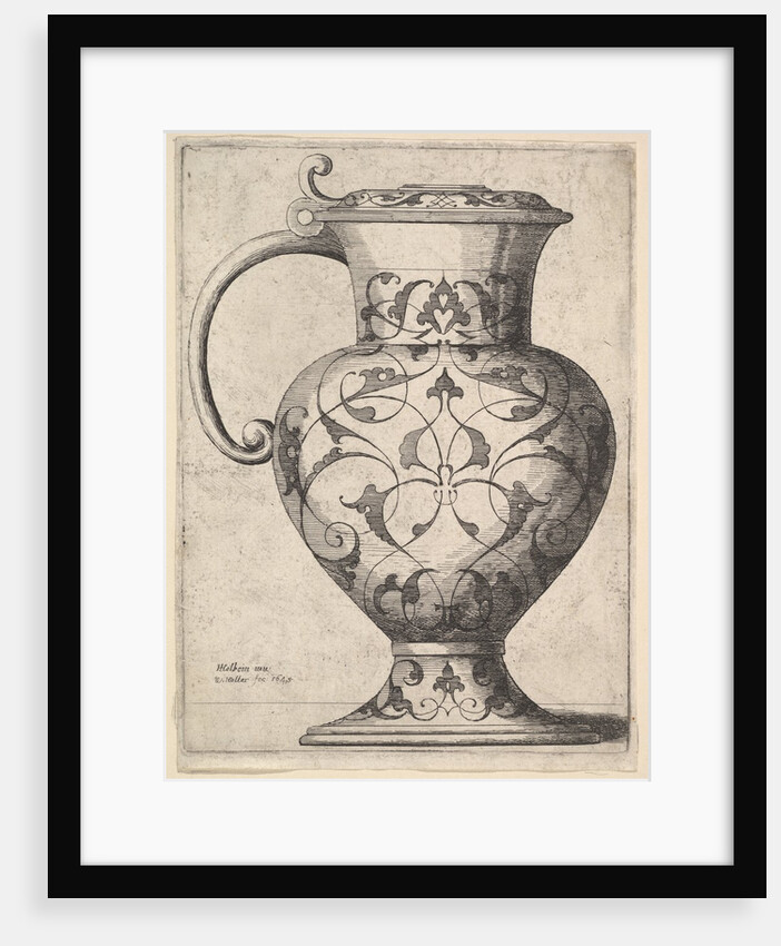Jug decorated with arabesques, 1645 by Wenceslaus Hollar