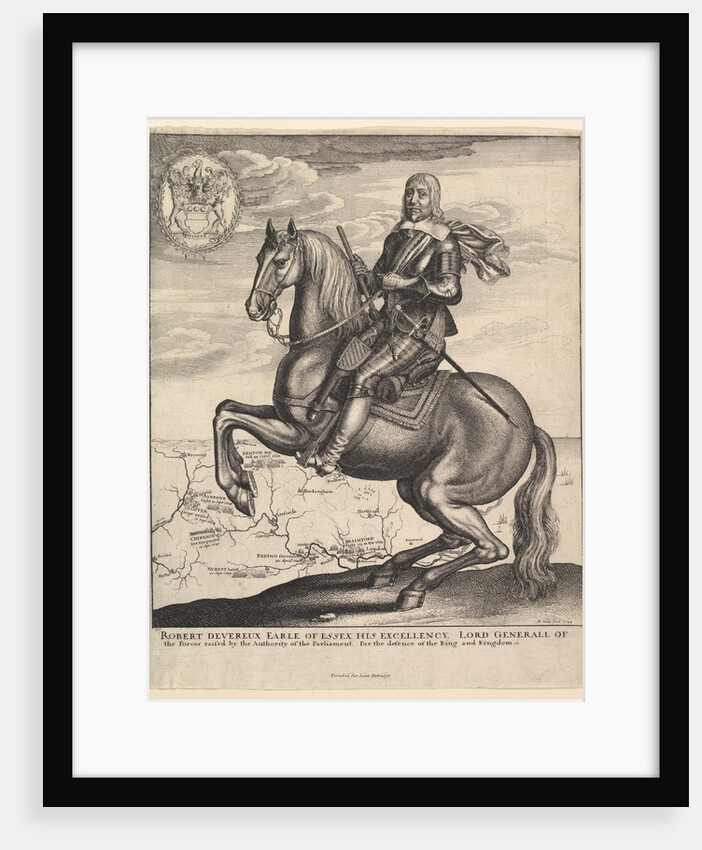 Earl of Essex on Horseback, 1643 by Wenceslaus Hollar
