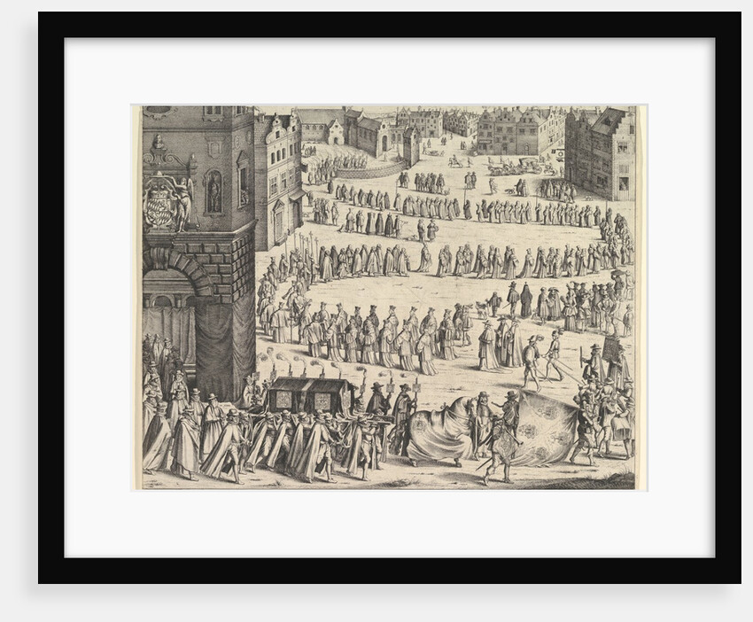 Funeral of General Johan Baptiste von Taxis, 1645 by Wenceslaus Hollar
