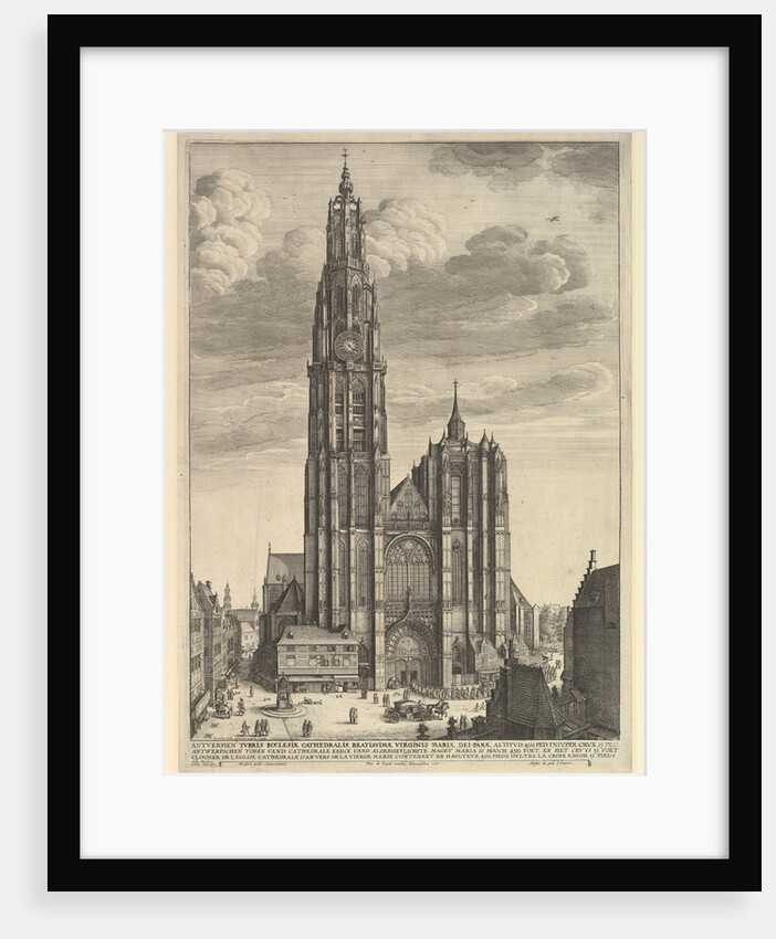 Antwerp Cathedral, 1625-77 by Wenceslaus Hollar