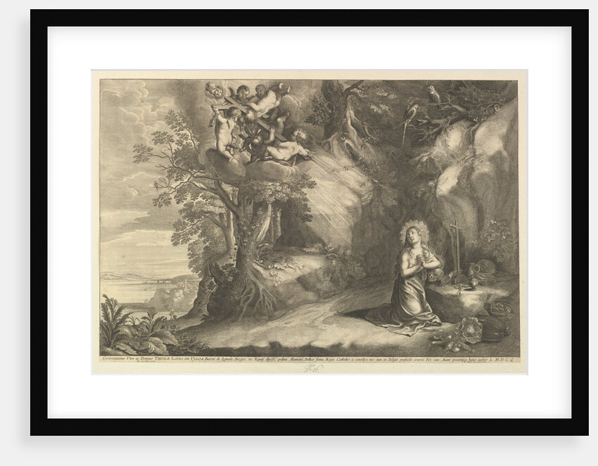 The Kneeling Magdalen, 1625-77 by Wenceslaus Hollar