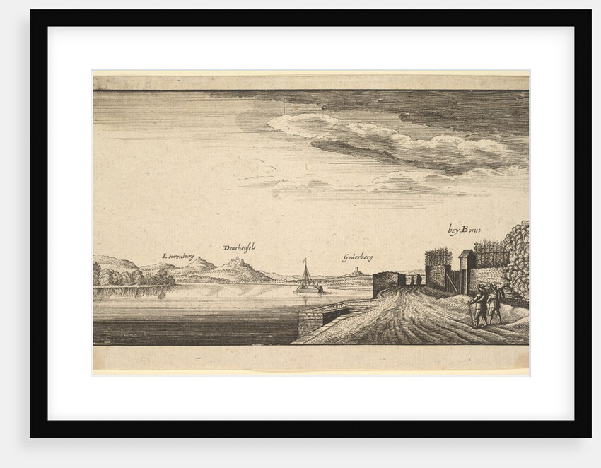 The Rhine near Bonn, copy, 1625-77 by Abraham Aubri