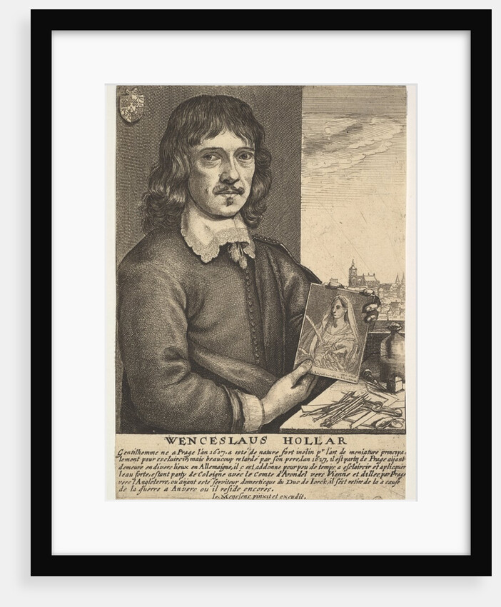 Self-Portrait, 17th century by Wenceslaus Hollar