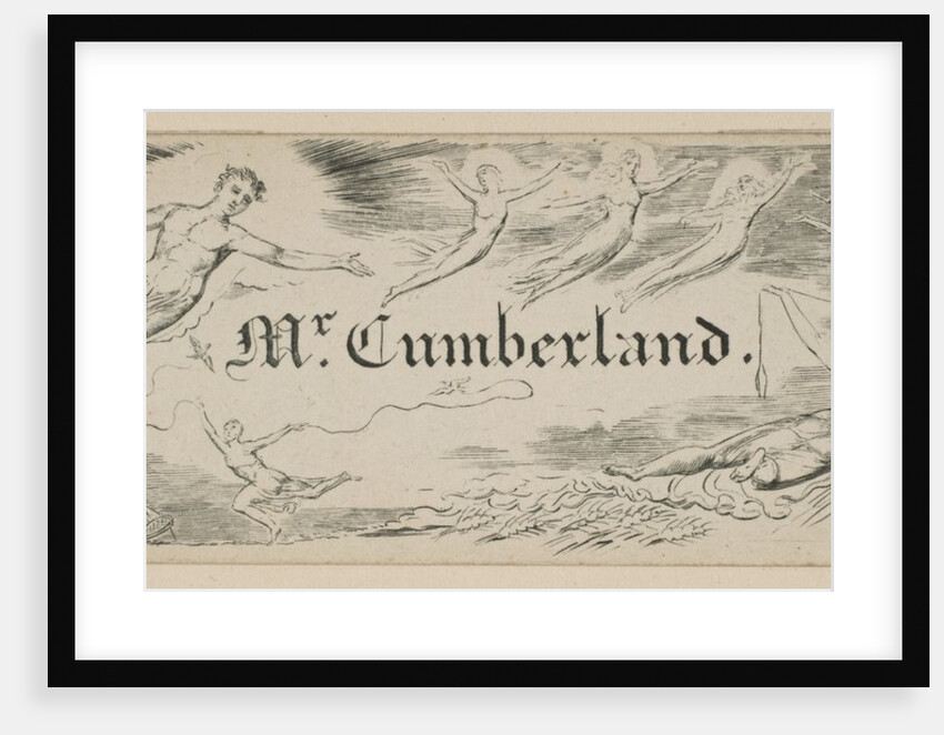George Cumberland's Message Card, 1827 by William Blake