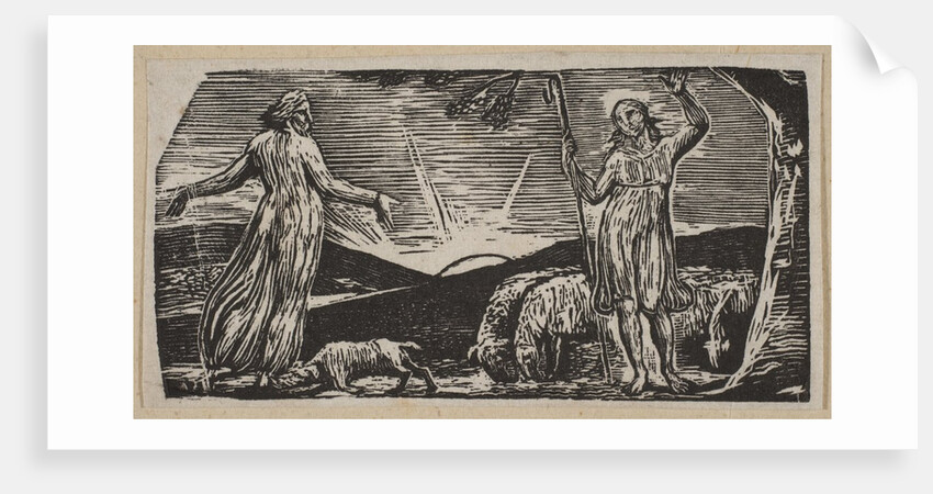 Thenot Remonstrates With Colinet, from Thornton's Pastorals of Virgil, 1821 by William Blake