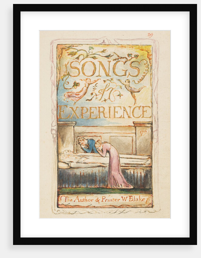 Songs of Experience: Title page, ca. 1825 by William Blake