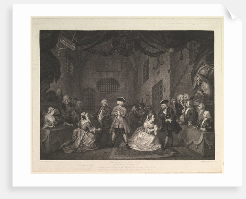 The Beggar's Opera, Act III, 1790 by William Blake