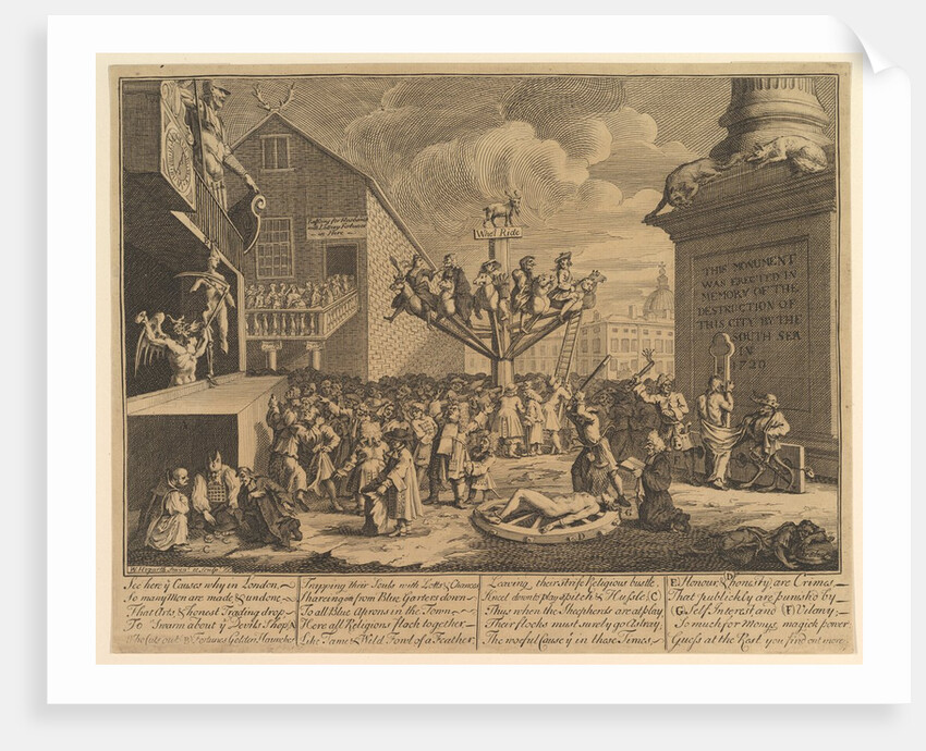 The South Sea Scheme, 1722 by William Hogarth