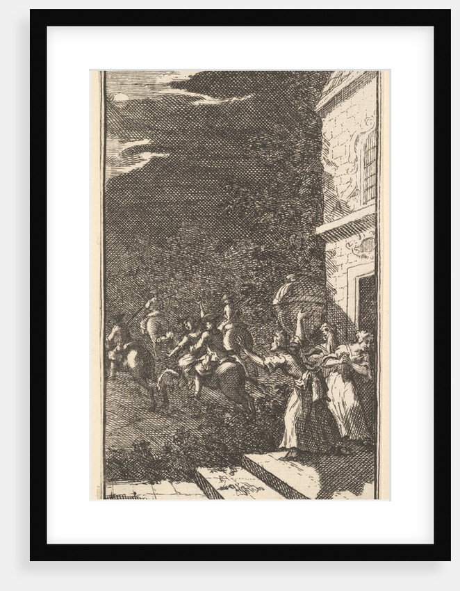 The New Metamorphosis, Plate 3: The Bandits Abduct Camilla, 1724 by William Hogarth