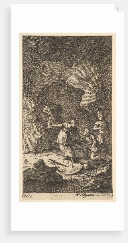 Cassandra, Frontispiece, Vol. 5, 1725 by William Hogarth