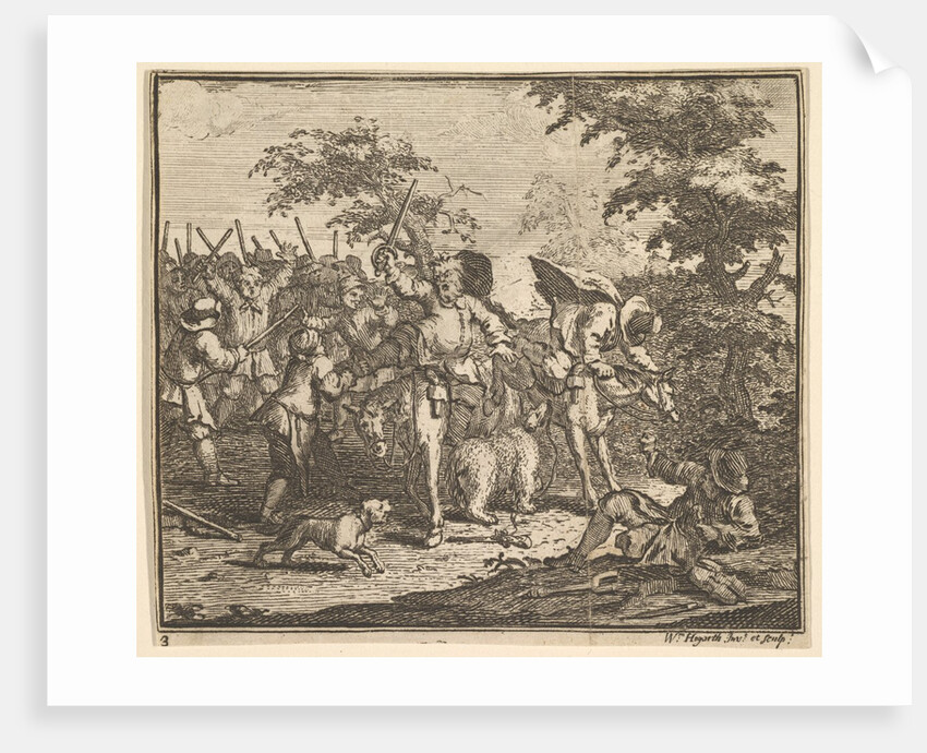 The Encounter with Talgol and Magnan by William Hogarth