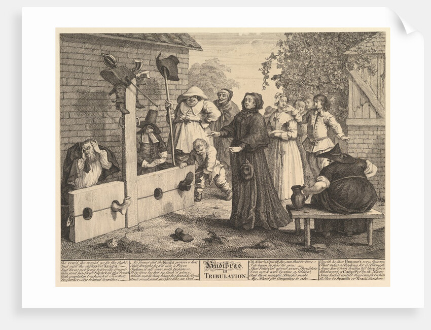 Hudibras in Tribulatio by William Hogarth