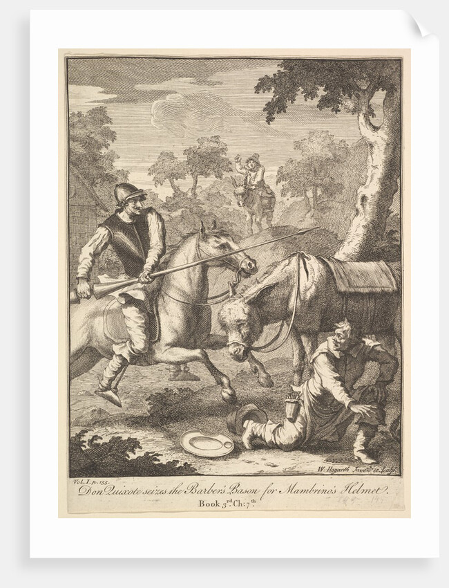The Adventure of Mambrino's Helmet, 1756 or after by William Hogarth