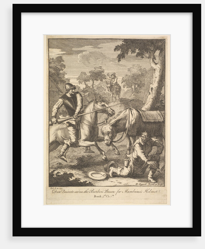 The Adventure of Mambrino's Helmet, 1756 or after by William Hogarth