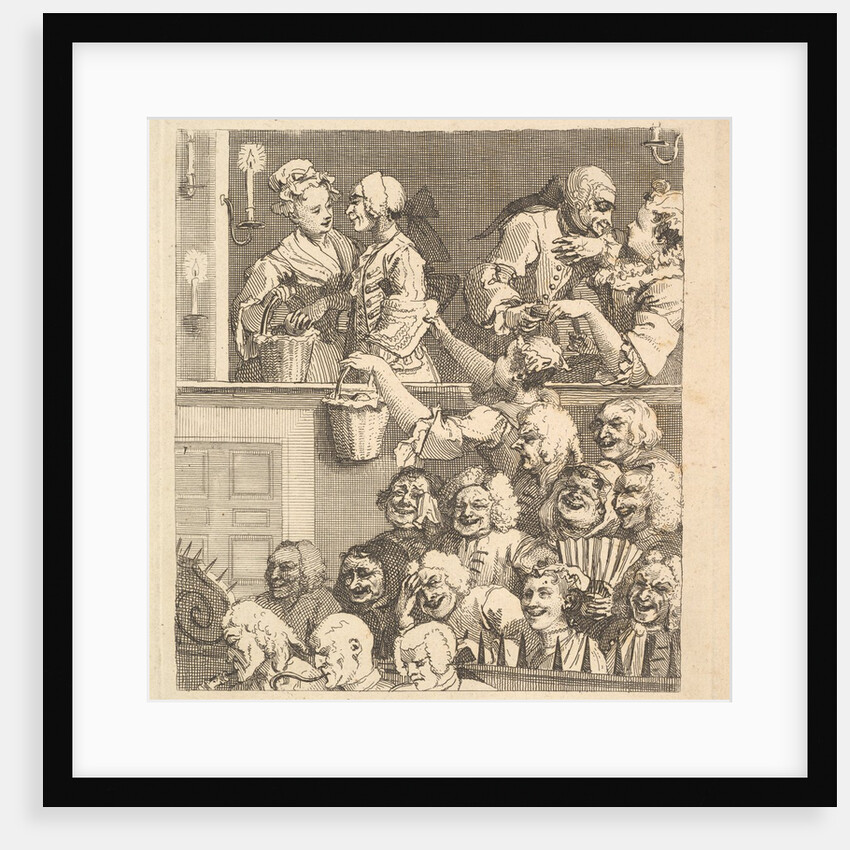 The Laughing Audience, December 1733 by William Hogarth