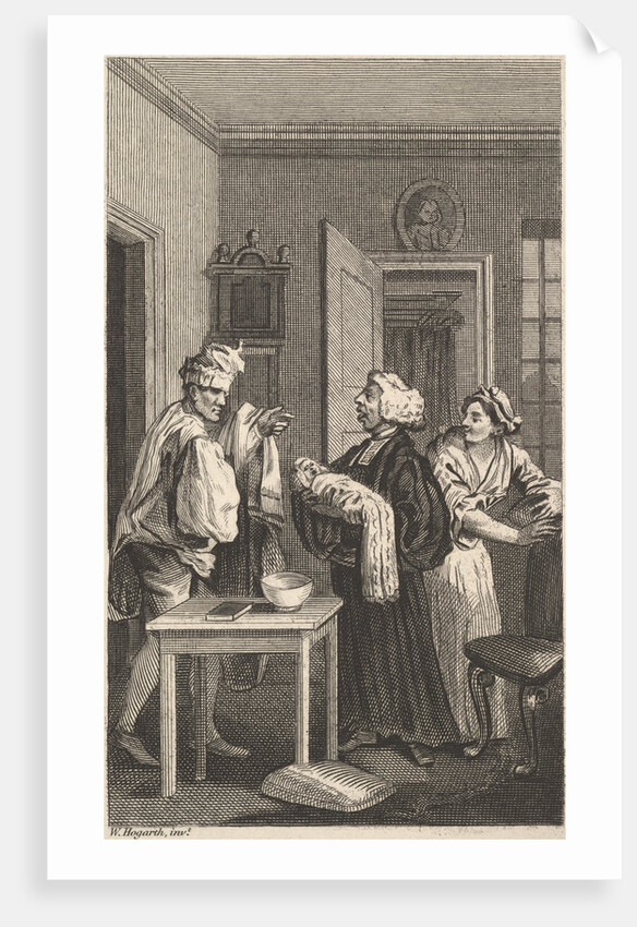Illustration to 'Tristram Shandy,' Volume 4, 19th century by Unknown