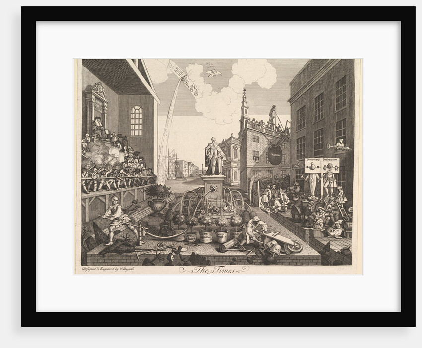 The Times, Plate 2, May 29, 1790 by William Hogarth