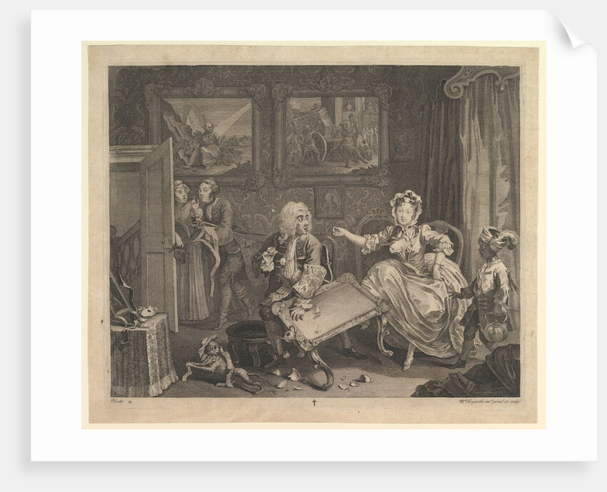 A Harlot's Progress, Plate 2, April 1732 by William Hogarth