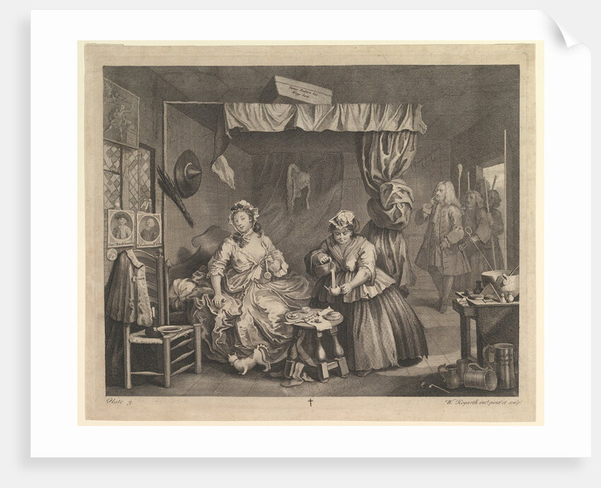 A Harlot's Progress, Plate 3, April 1732 by William Hogarth