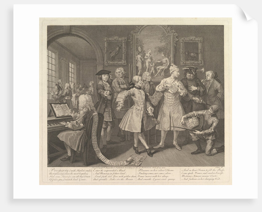 A Rake's Progress, Plate 2, June 25, 1735 by William Hogarth