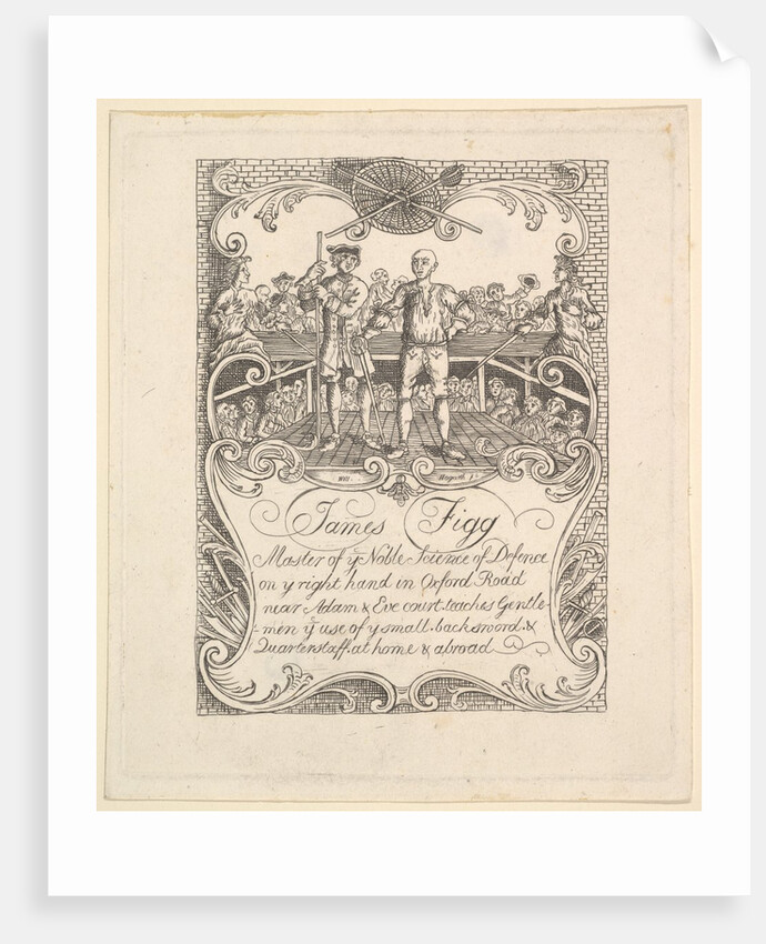 Trade card for James Figg, 1790s by Unknown