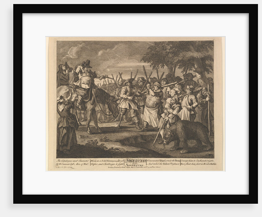 Hudibras's First Adventur by William Hogarth