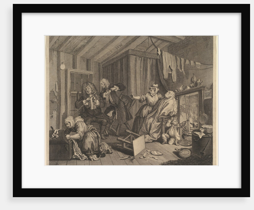A Harlot's Progress, Plate 5, before April 1732 by William Hogarth