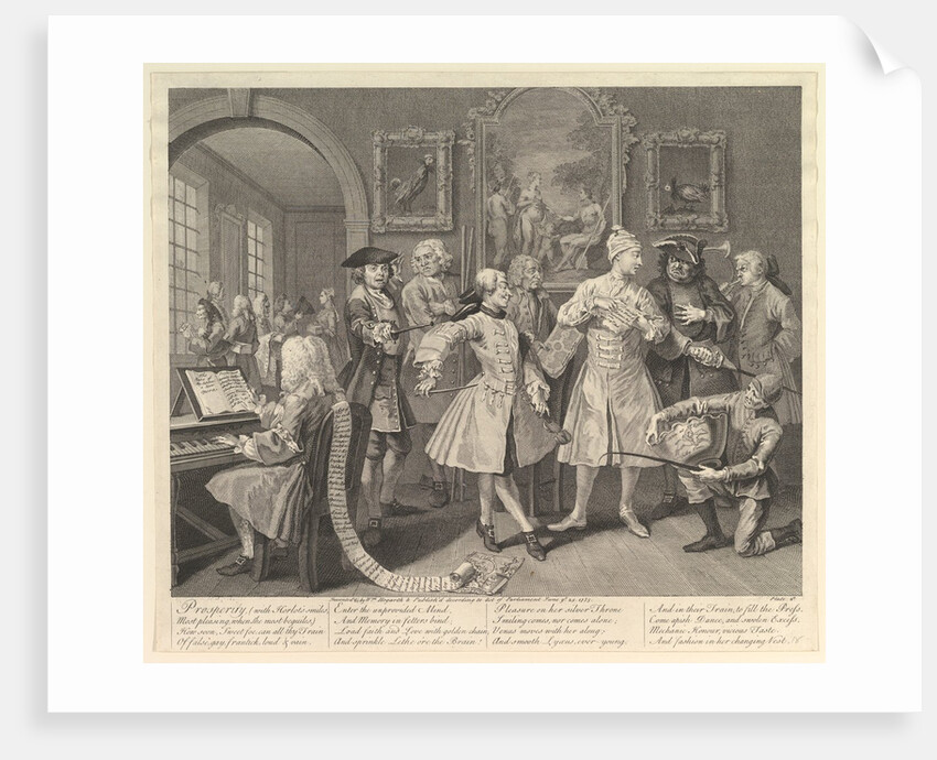 A Rake's Progress, Plate 2, June 25, 1735 by William Hogarth