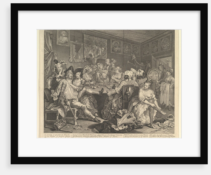 A Rake's Progress, Plate 3, June 25, 1735 by William Hogarth