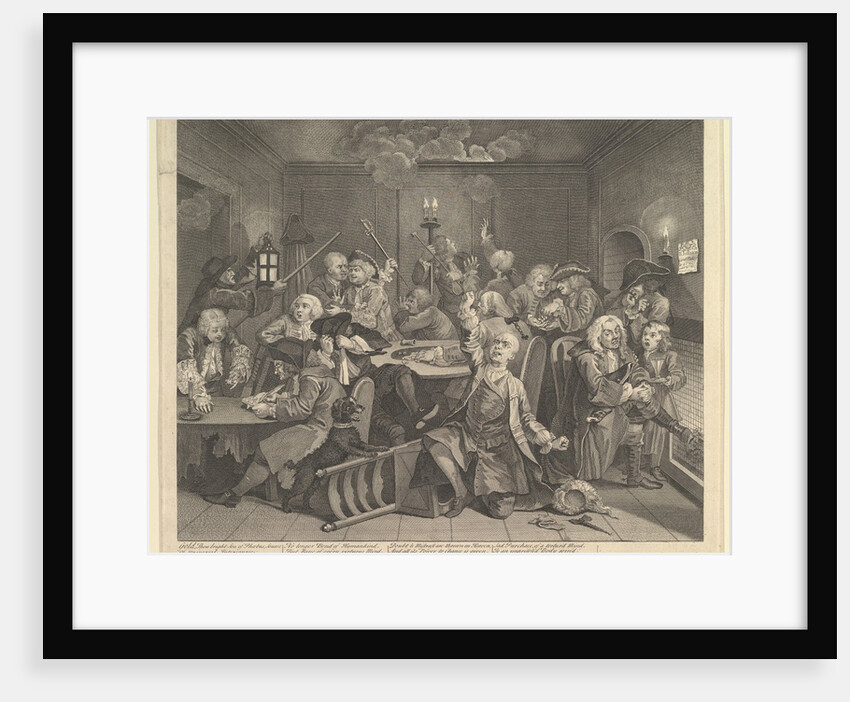 A Rake's Progress, Plate 6, June 25, 1735 by William Hogarth