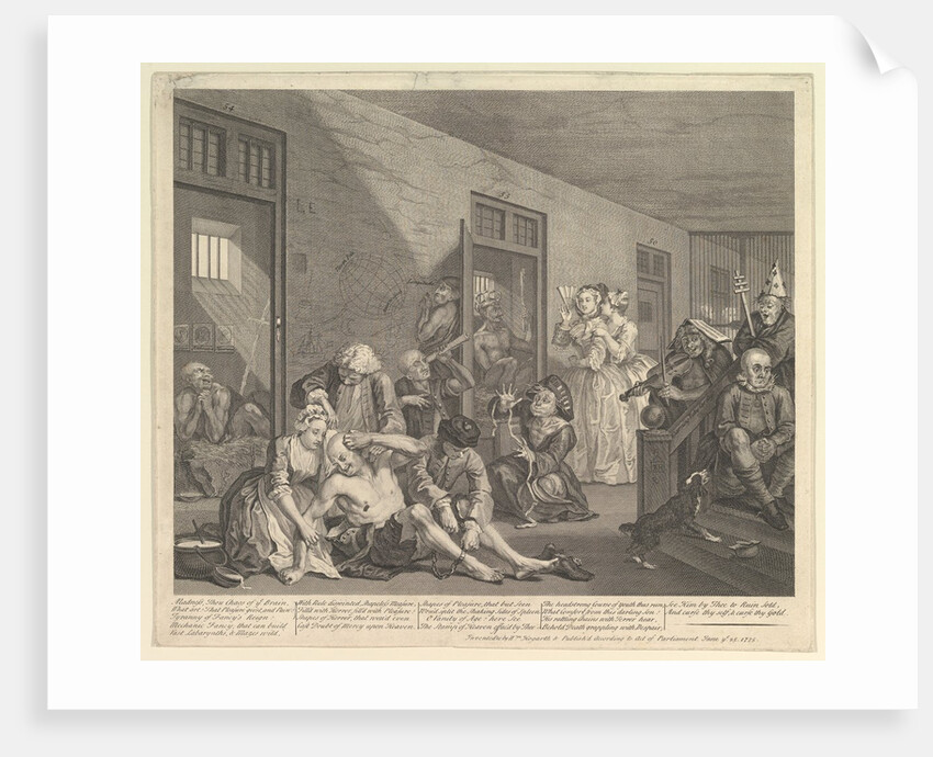 A Rake's Progress, Plate 8, June 25, 1735 by William Hogarth