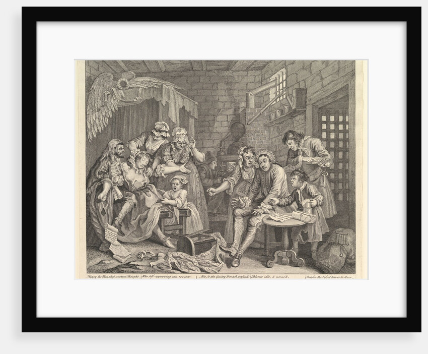 A Rake's Progress, Plate 7, June 25, 1735 by William Hogarth