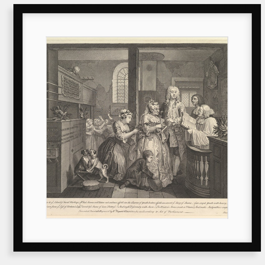 A Rake's Progress, Plate 5, June 25, 1735 by William Hogarth