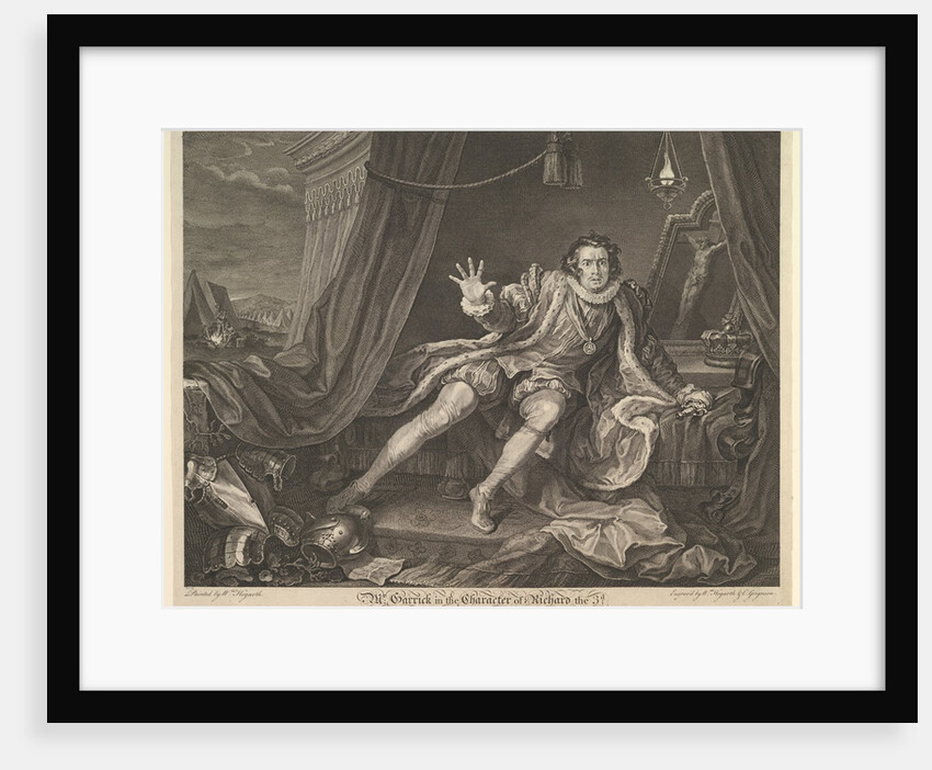 Mr. Garrick in the Character of Richard III, June 20, 1746 by William Hogarth