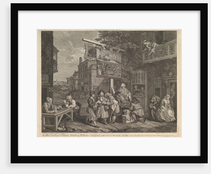 Canvassing for Votes, Plate II: Four Prints of an Election, February 20, 1757 by Charles Grignion